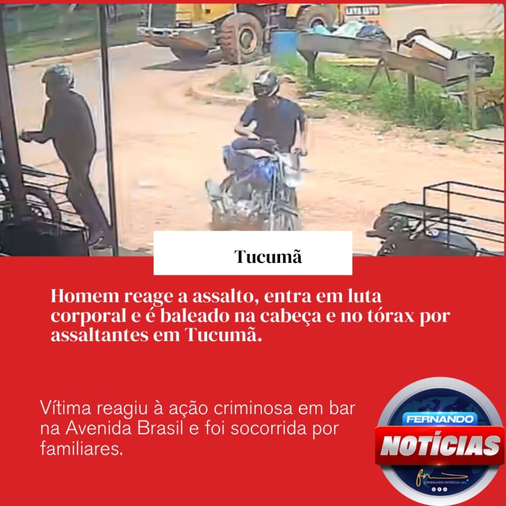 Tentativa de assalto termina com homem baleado em Tucumã