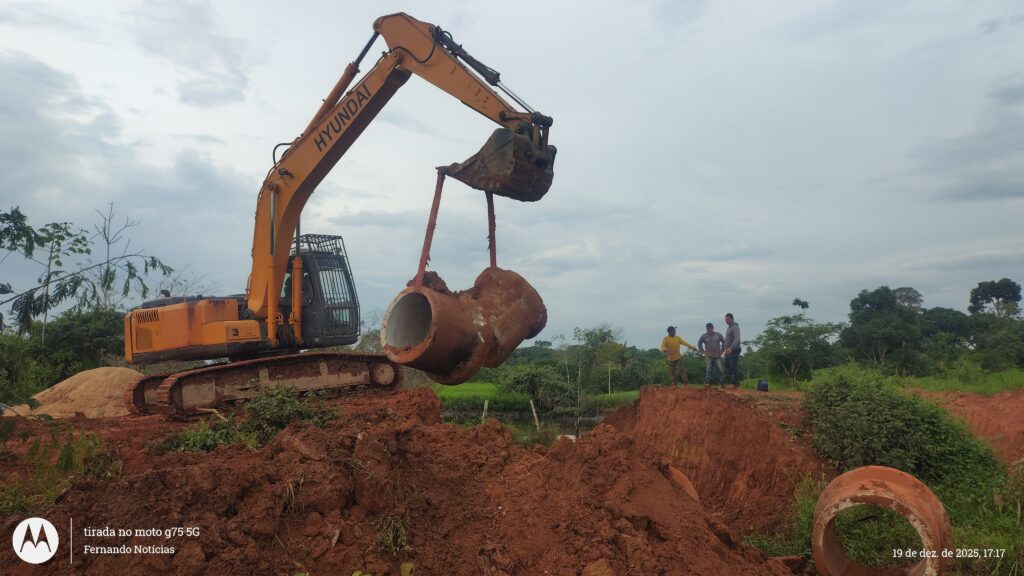 OBRAS DE INFRAESTRUTURA NA ZONA RURAL DE ELDORADO DO CARAJÁS.