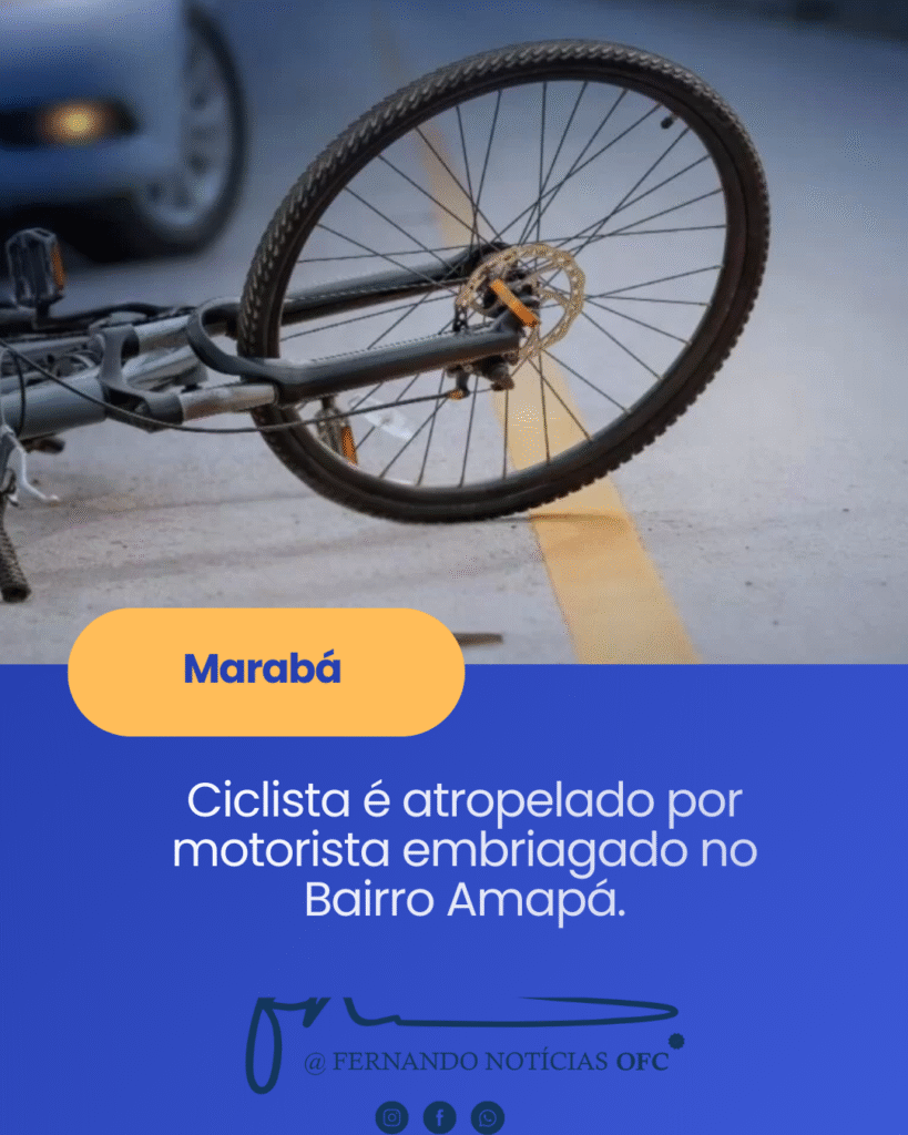 Motorista embriagado é autuado após atropelamento em Marabá